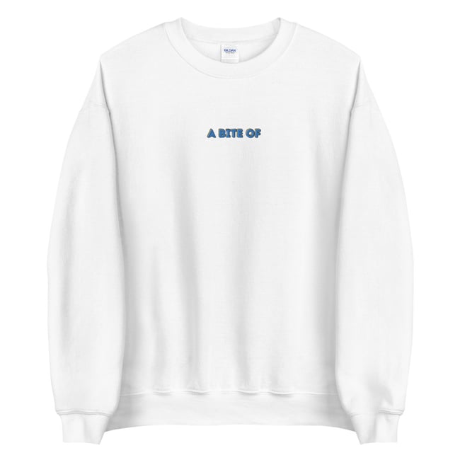 A Bite Of Embroidered Sweatshirt