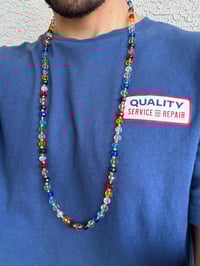 Image 4 of Golden Spectrum Wrap Around Necklace 