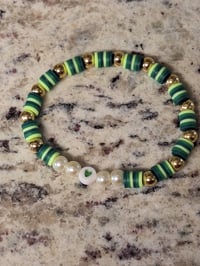 Image 3 of Heishi Love Bracelet