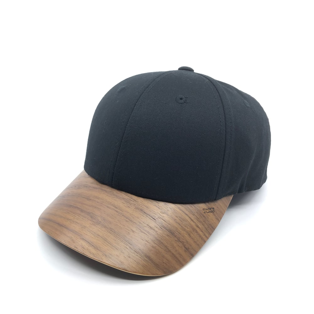 Image of Casquette Noire Noyer