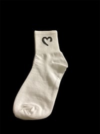 Image 2 of Half Heart Socks