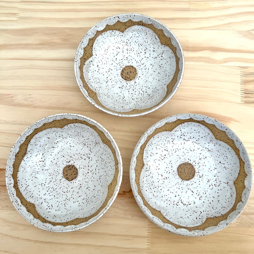 White Bloom Cereal Bowl