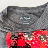 Image 6 of Cat & Jack Long Sleeve 'Heart/Loved' Top Bundle