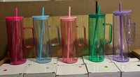 Image 3 of 20oz Jelly Skinny Tall Tumbler with Handle 