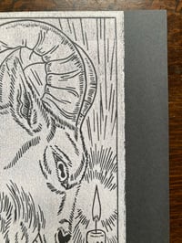Image 5 of 'The Devil' Blockprint
