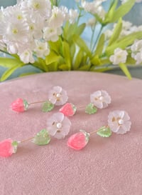 Image 1 of Strawberry Blossom Earrings