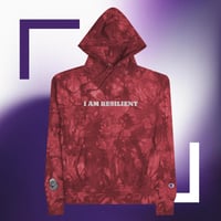 Image 1 of Resilient Champion tie-dye hoodie