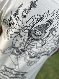 Image 4 of  LORD NARASIMHA /Shirt (White/Black)