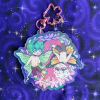 Image 4 of Fairy BakuDeku Acrylic and Wooden Keychains 