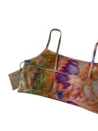 Image 3 of L (38) Cotton-Blend Strappy Bralette in Agate Ice Dye