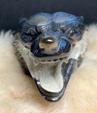 Image 5 of Wolf Agate Carving #2266