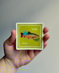 Image 1 of Feeling Fabulous Green Sticker 