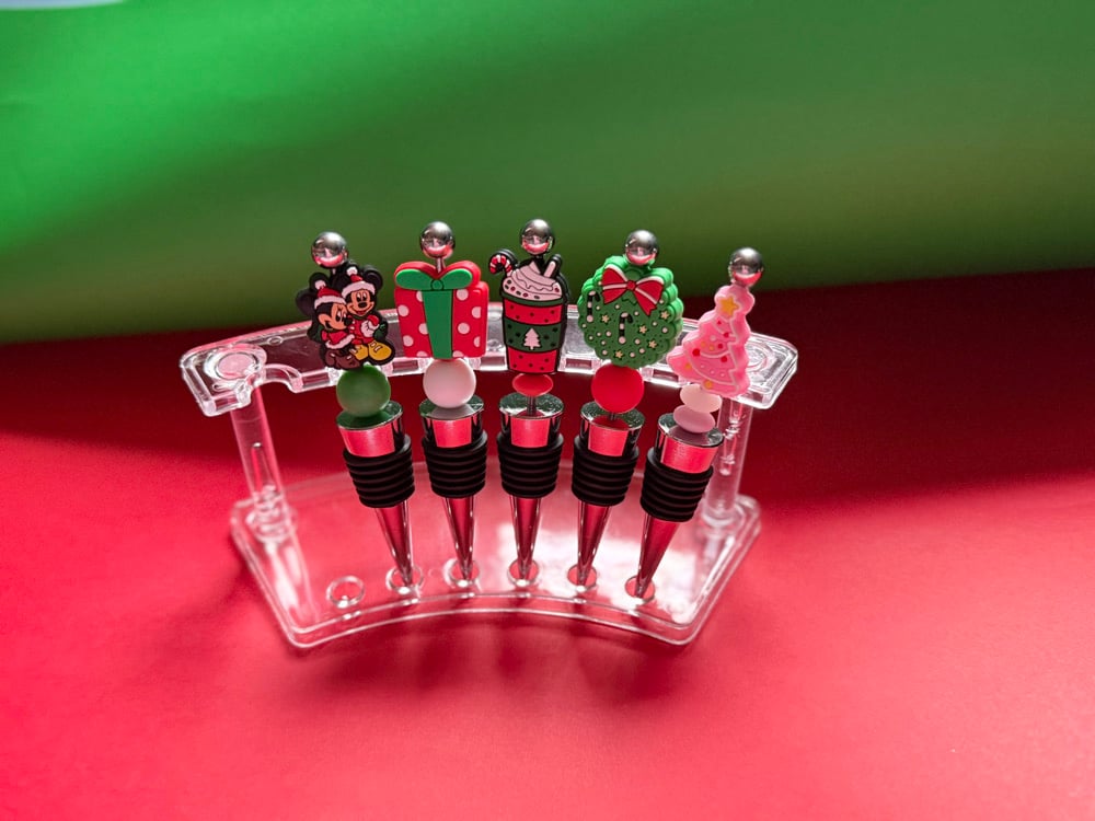 Image of Wine Stoppers (Christmas Themed)