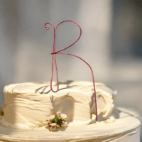 Image 4 of Initial Cake Topper