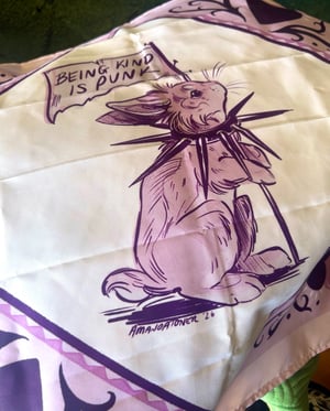 Image of BEING KIND IS PUNK BANDANA 