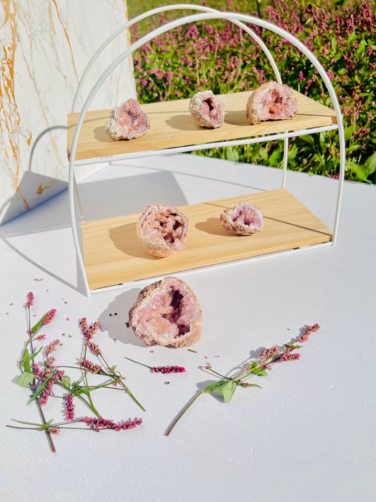 Image of Pink Amethyst Geodes