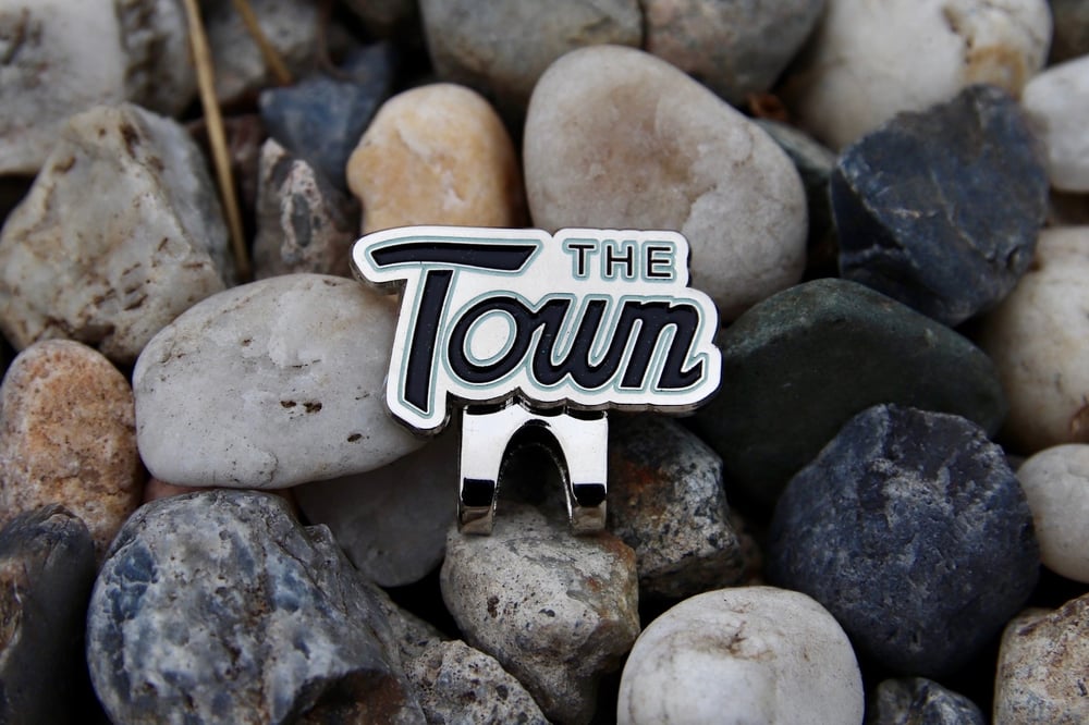 Image of Town Script Clip - Black/Silver