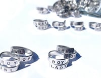 Image 2 of WORD RINGS (various words)