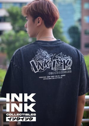 Image of NEW ININK Premium Stone Acid Washed Vintage T-shirt