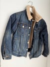 Gap sheepskin lined denim jacket