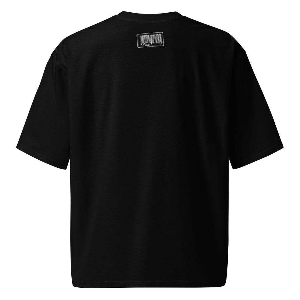 Image of Tether Oversized Heavyweight T-shirt Black