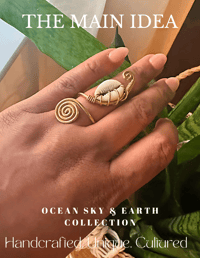Image 2 of Cowrie Swirl Ring