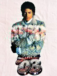 Image 2 of Michael Jackson Rhinestone Tee (White)