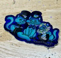 3" Sticker - “Hitchhiking Kitties”