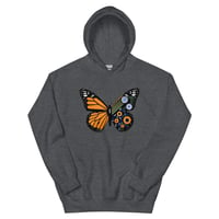 Image 13 of Unisex Hoodie “Monarch Butterfly Travels”