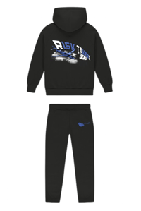 Image 1 of RISK TAKERZ 2.0 ZIP UP TRACKSUIT-  BLACK