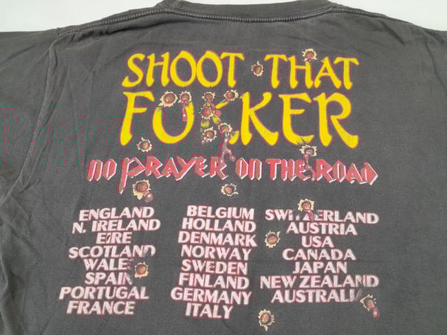 1990 Iron Maiden Tour T-Shirt