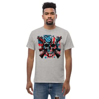 Image 5 of Patriotic Gunz&skull Unisex classic tee