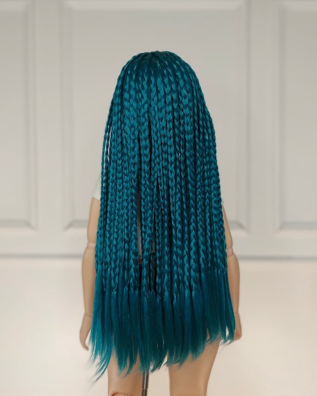 Teal Braids