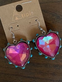Image 2 of Heart Earrings