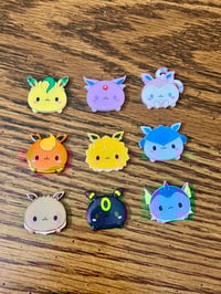 Elemental Fox Magnets