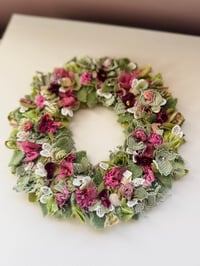 Embroidered Spring Wreath