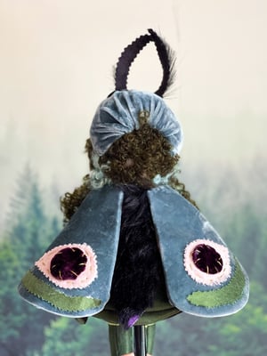 Image of MOTH INSPIRED SMALL ART DOLL