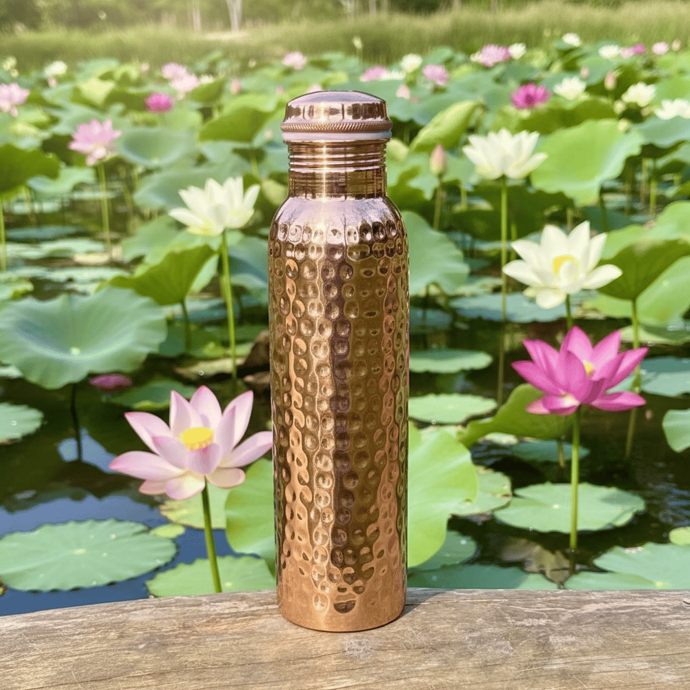 Image of Copper Water Bottle #5