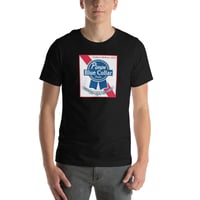the pimps blue collar black shirt 
