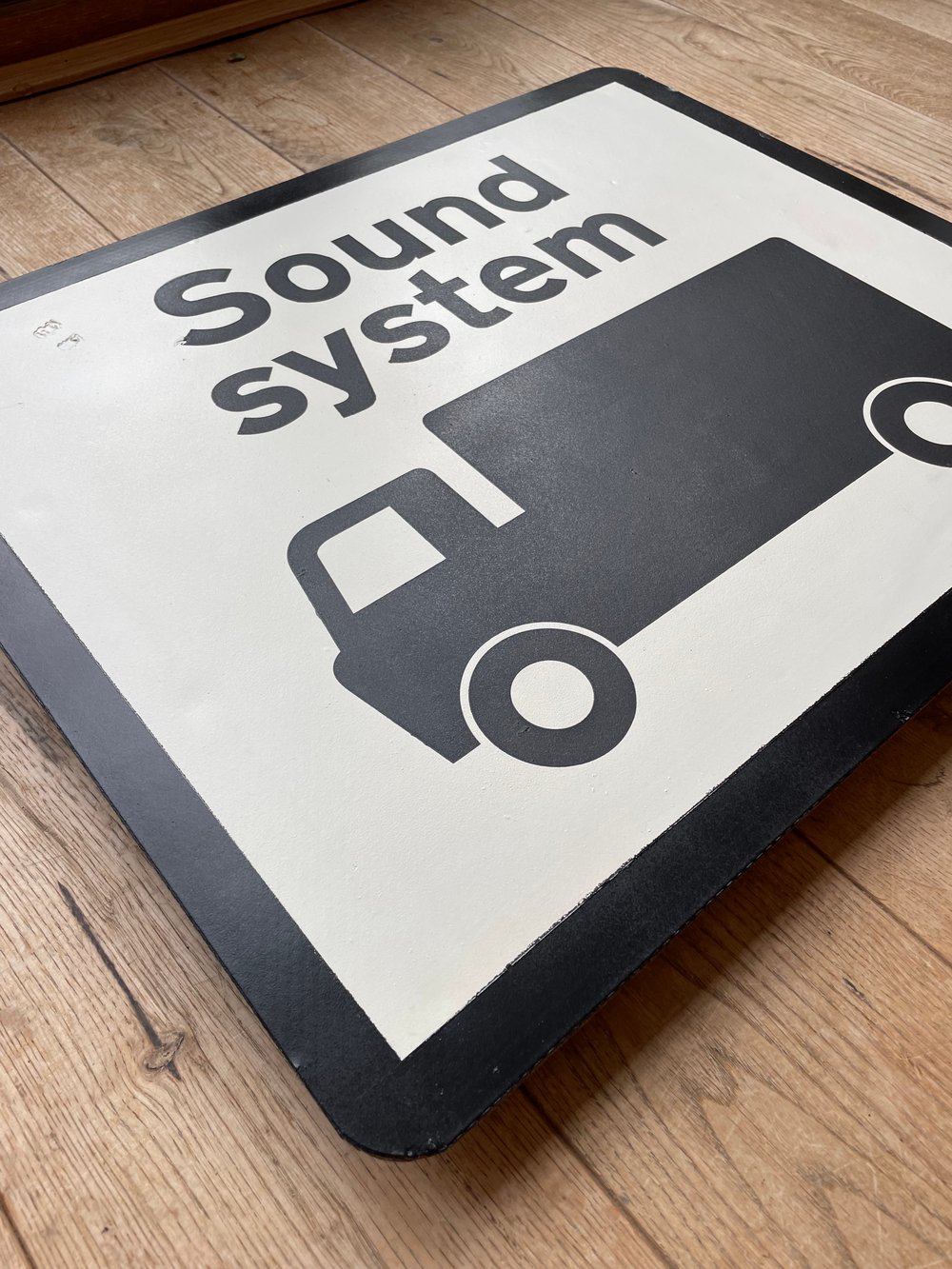Image of SOUND SYSTEM METAL ROAD SIGN