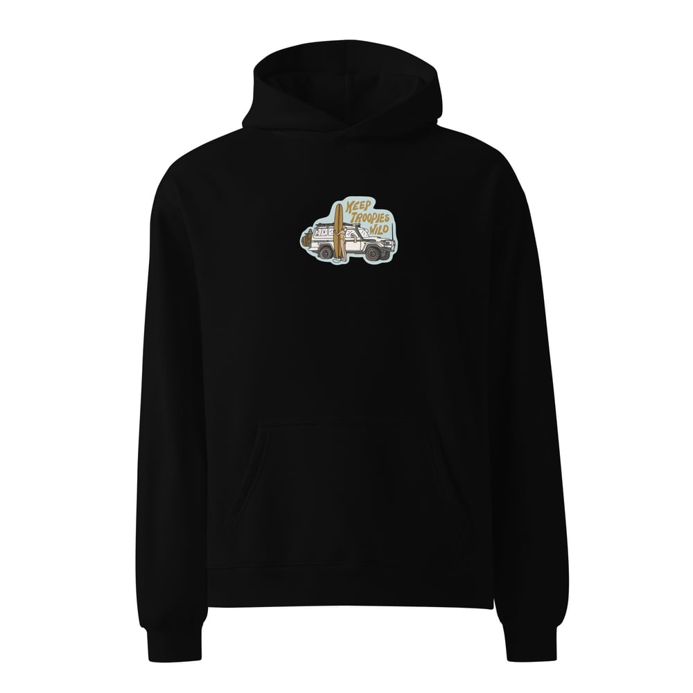 Image of Keep Troopies Wild Surfer Girl Unisex oversized hoodie