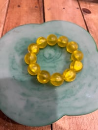 Image 1 of Yellow bead bracelet 