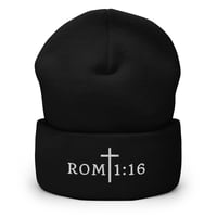 Image 3 of Romans 1:16 Cuffed Beanie  