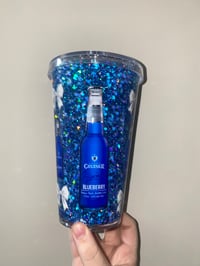 Image 1 of blue cruiser 16oz acrylic snowglobe 