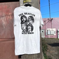 Image 2 of 1970s The Beatles Radio Shirt Size Large