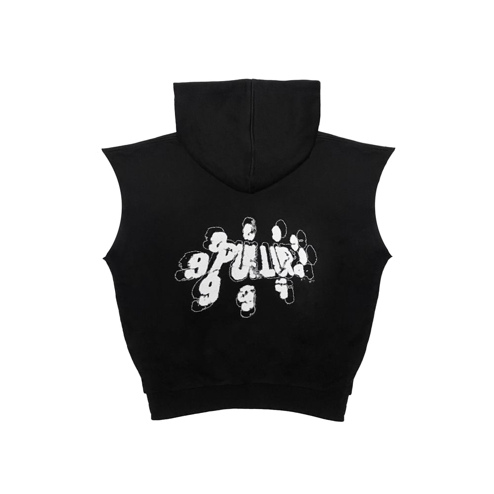 Image of St9rz Sleeveless zip up hoodie