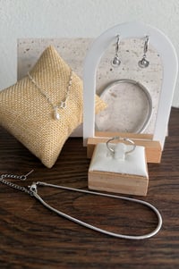 Image 1 of Silver Boho Coil Anklet or Bracelet