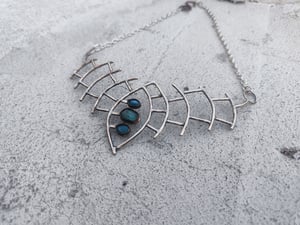 Blue stones necklace  Copy