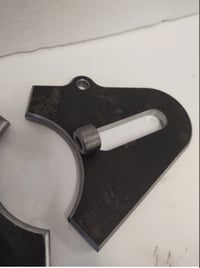 Image 3 of 3/8" Thick Axle Plates CNC made for Chopper Builders, 3/4" Slot  Pair.USA MADE