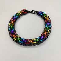 Image 2 of Rainbow + Black Orbital Super Berus Bracelet